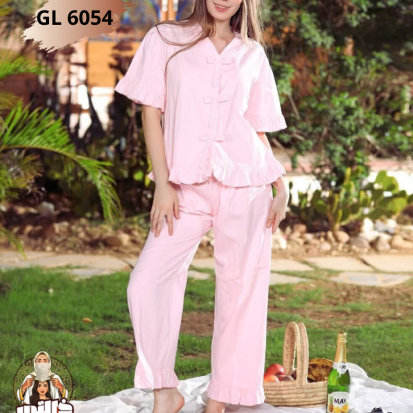 Pyjama Pantalon en lin