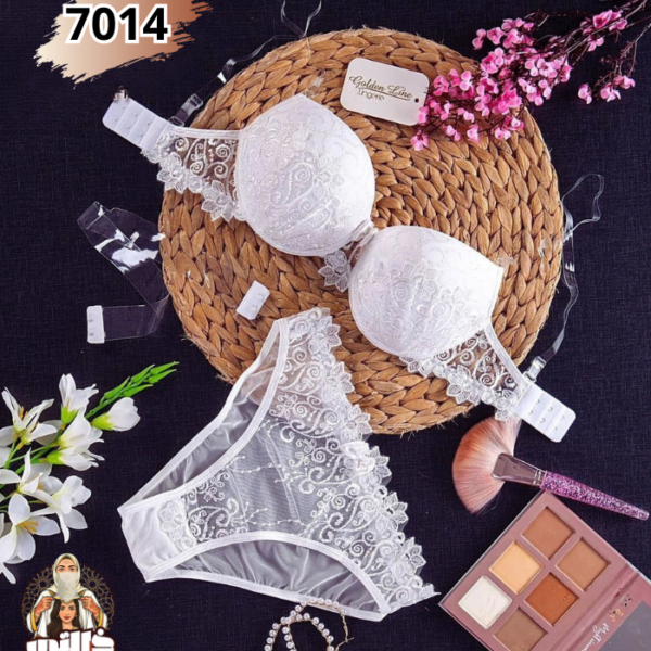 Ensemble bride dos transparent