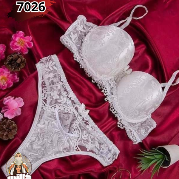 Ensemble bride dos transparent